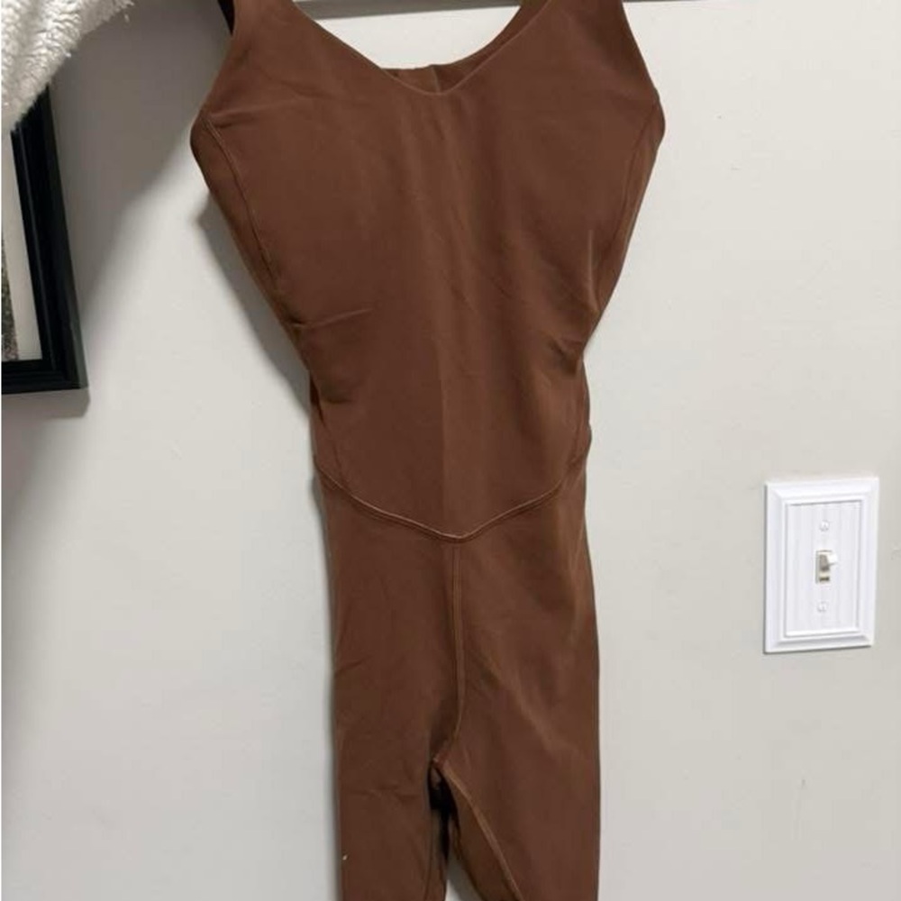 lululemon align Brown Sleeveless Jumpsuit romper